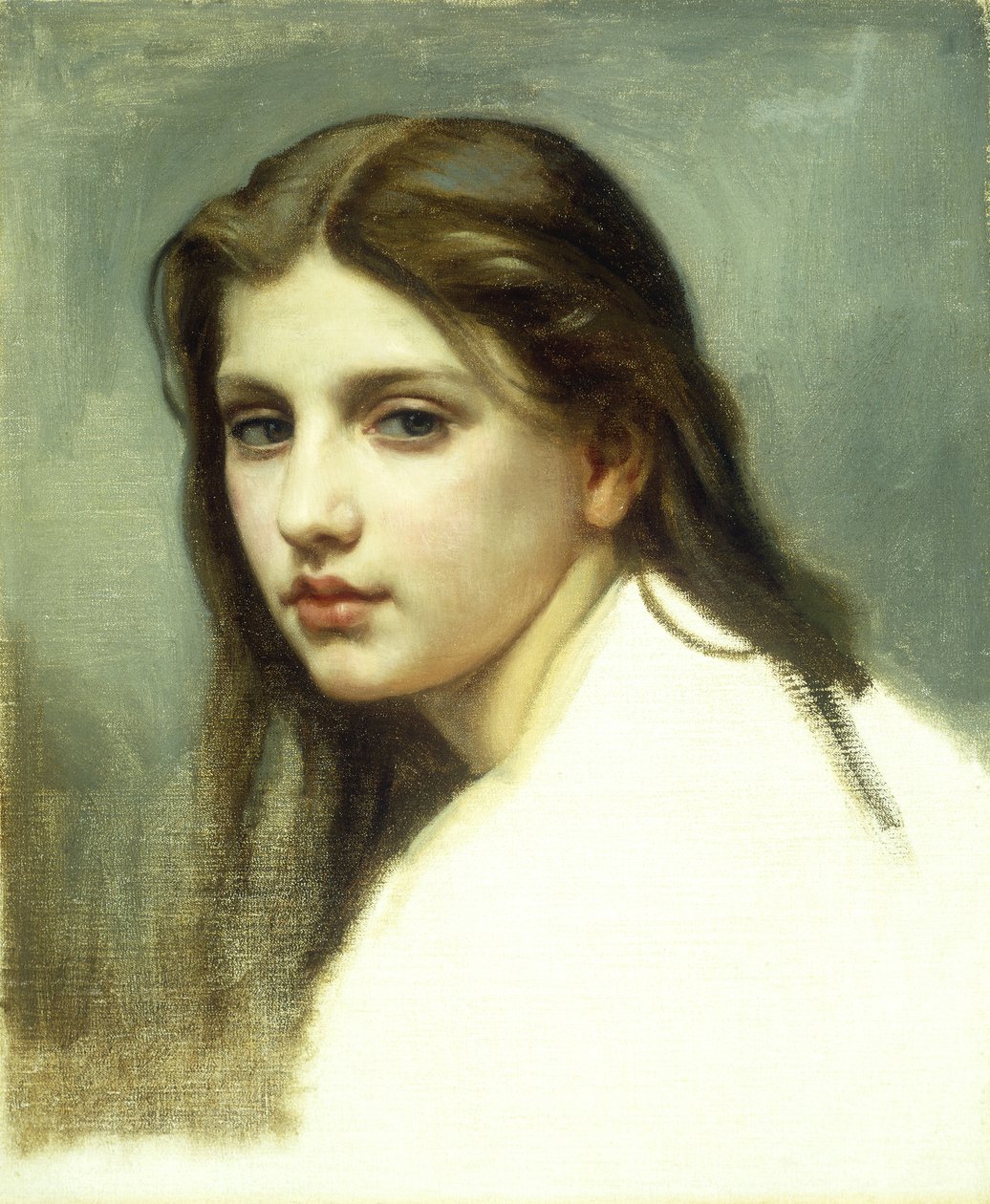 Tanulmány "Baigneuses" számára, 1864 körül alkotó: William Adolphe Bouguereau