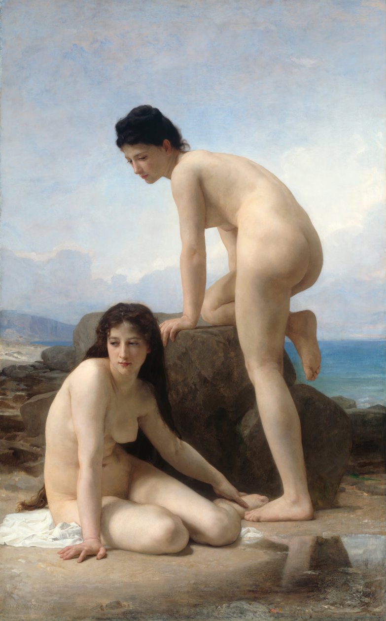 A fürdőzők, 1884. alkotó: William Adolphe Bouguereau