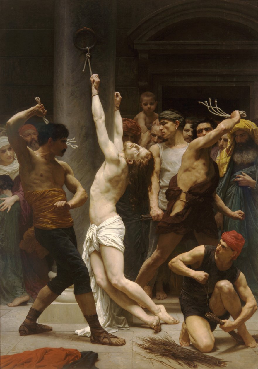Krisztus korbácsolása alkotó: William Adolphe Bouguereau