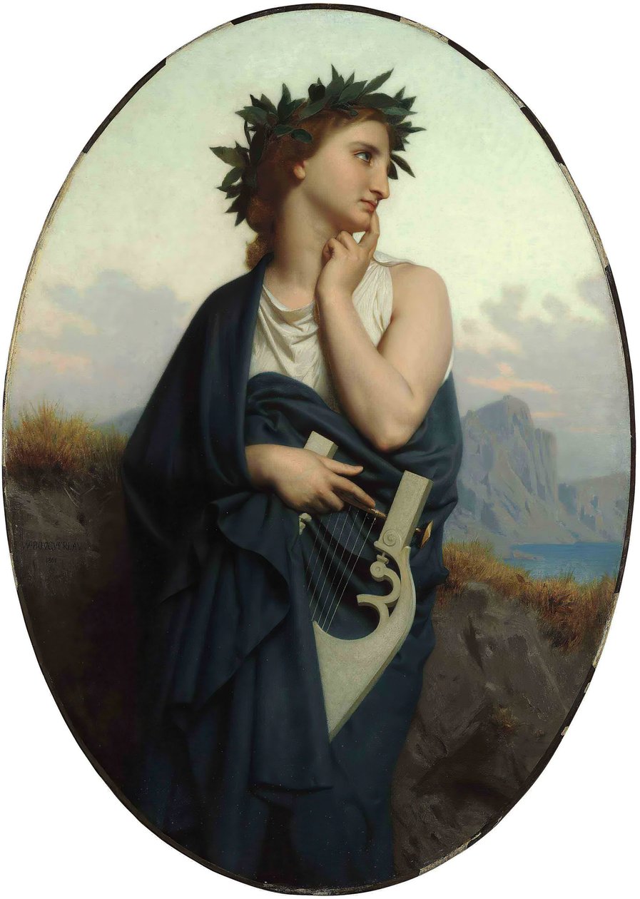 A Philomèle múzsa, 1861. alkotó: William Adolphe Bouguereau