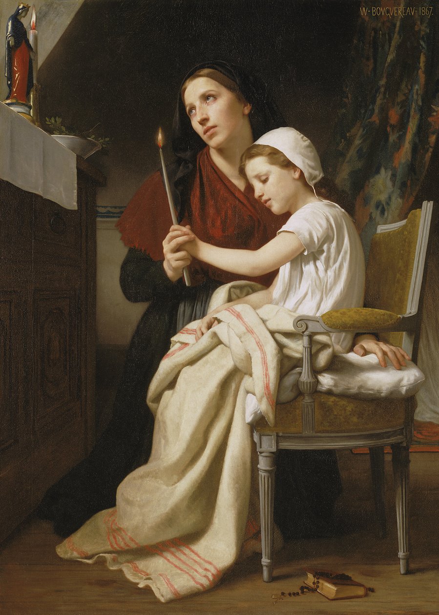 A köszönetnyilvánítás alkotó: William Adolphe Bouguereau