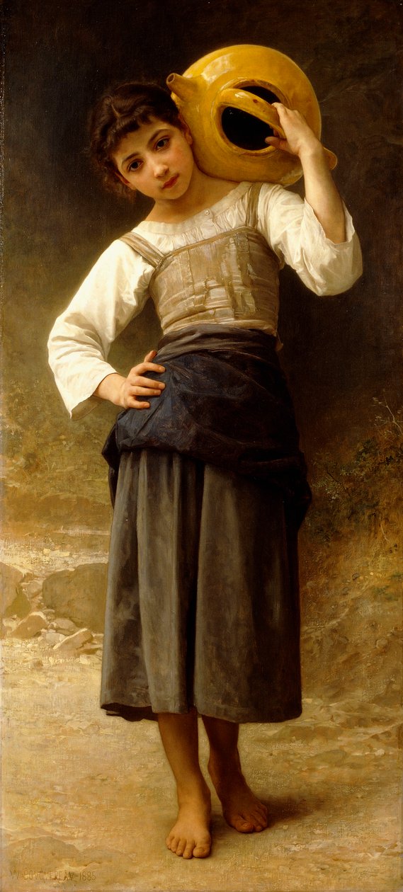 A vízi lány, alkotó: William Adolphe Bouguereau