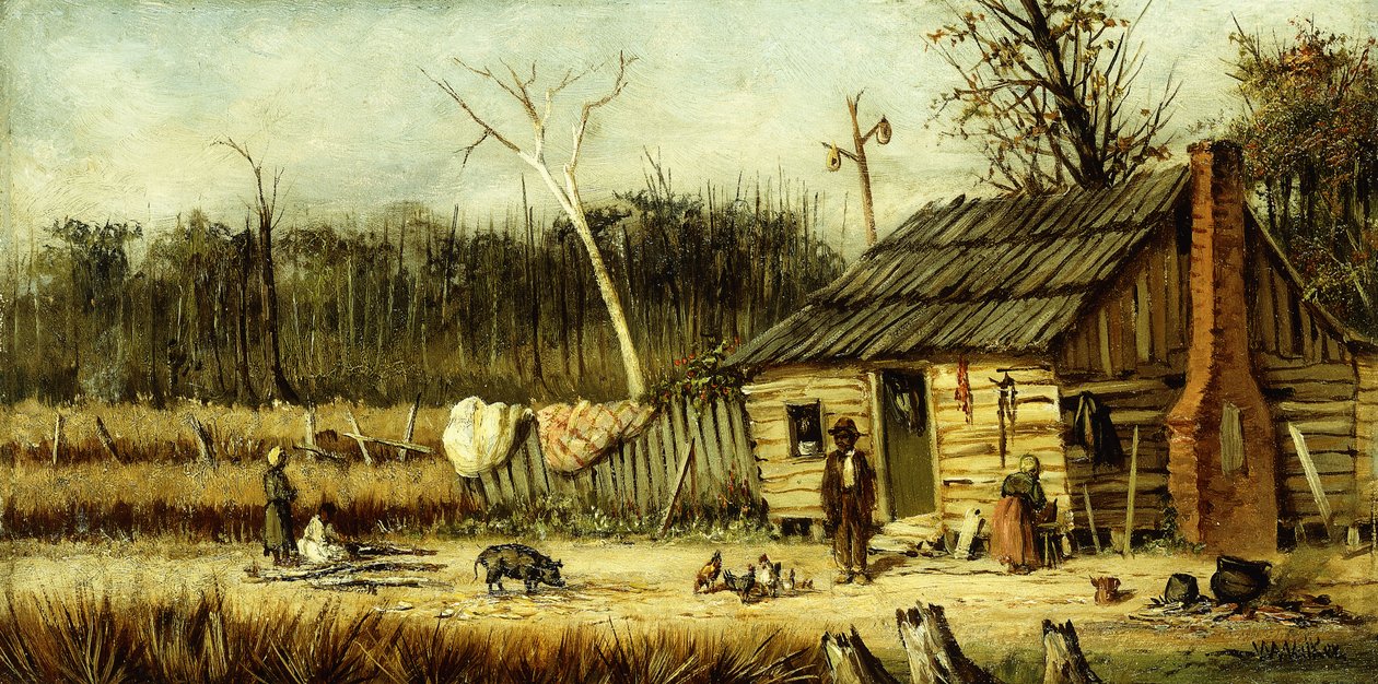 Kabin jelenet, alkotó: William Aiken Walker