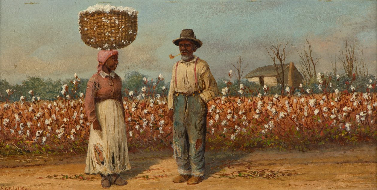 Cotton Pickers, 1890 körül (olaj az akadémiai táblán) alkotó: William Aiken Walker