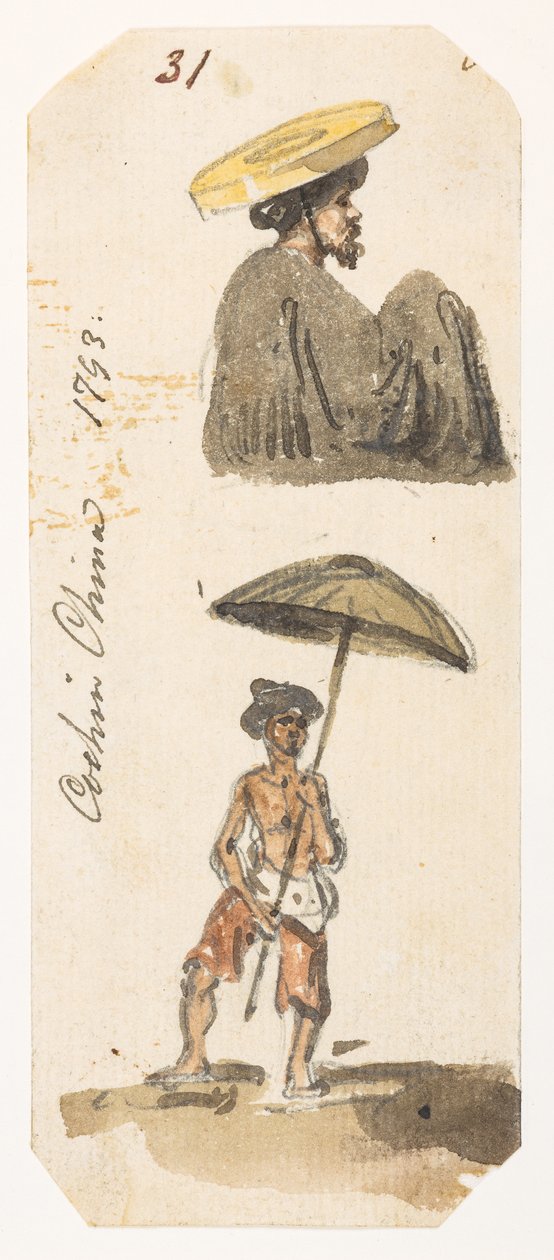 31 Két férfi a Cochin China-ból alkotó: William Alexander