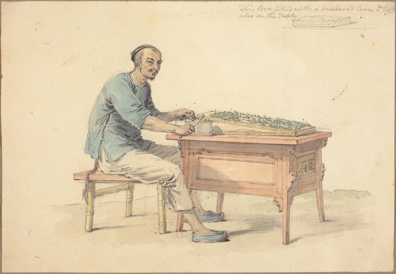 Bételt árusító kínai paraszt alkotó: William Alexander