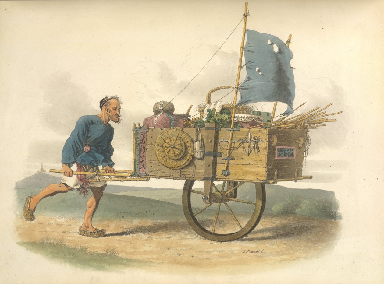 A Chinese porter, or carrier alkotó: William Alexander