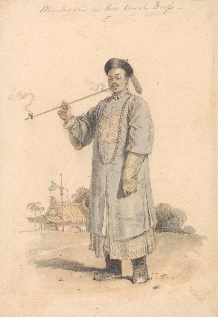 Egy mandarin udvari ruhájában alkotó: William Alexander