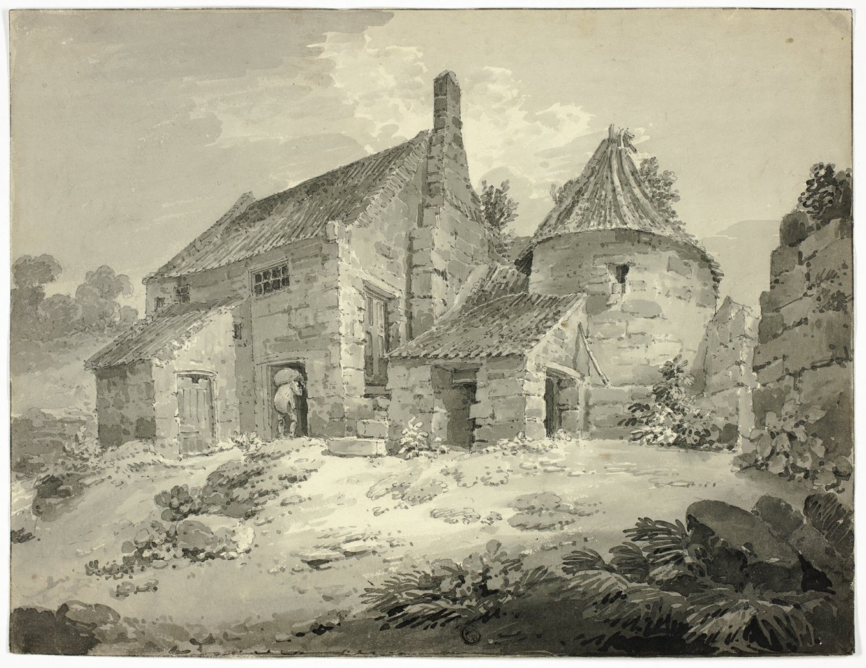 Egy malom Berwick Upon Tweedben alkotó: William Alexander