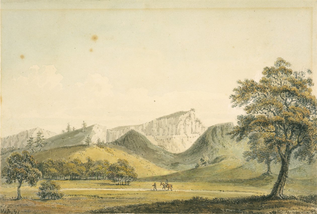 A remarkable mountain near the river of Monterrey alkotó: William Alexander