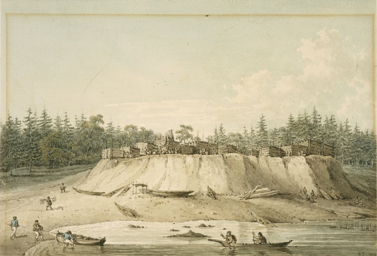 Indian Village, Point Mudge alkotó: William Alexander