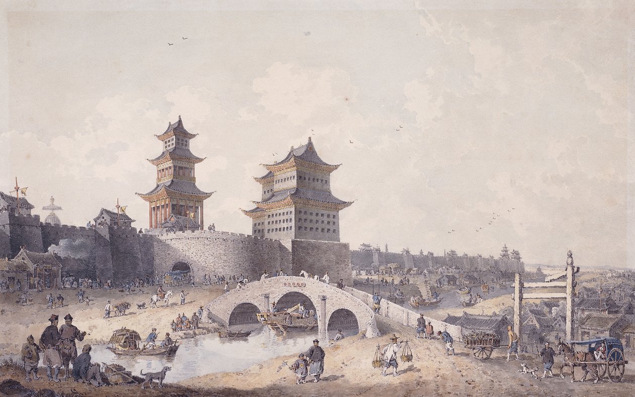 Pringze Men, Peking nyugati kapuja, alkotó: William Alexander