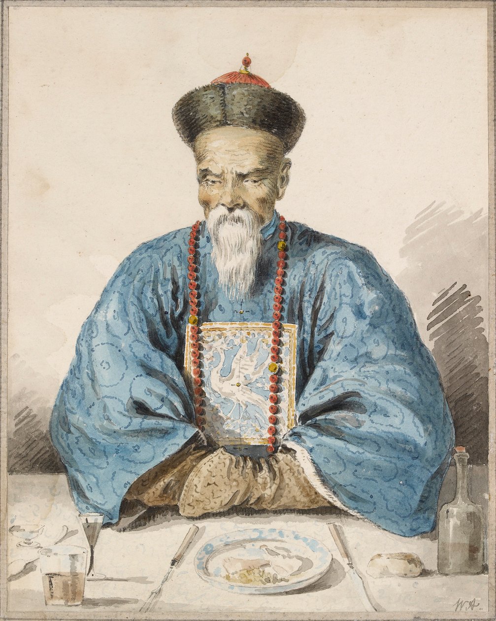 Kantoni négy-tíz, 1790-es évek alkotó: William Alexander