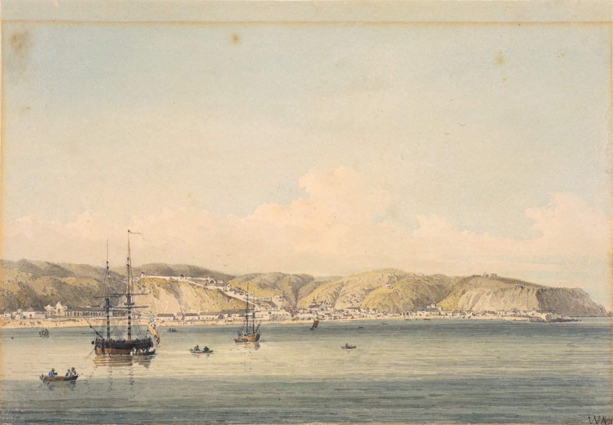 Valparaiso városa Chili partján alkotó: William Alexander