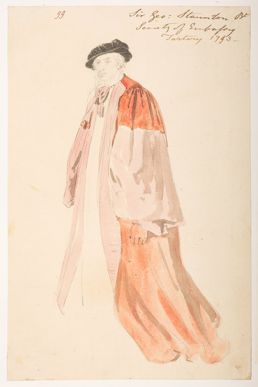 WD 959, 1. szakasz f.99, Sir George Staunton alkotó: William Alexander