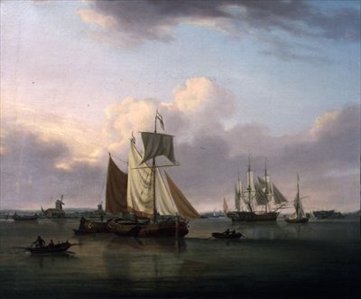Szállítás Deptfordból (olaj, vászon) alkotó: William Anderson