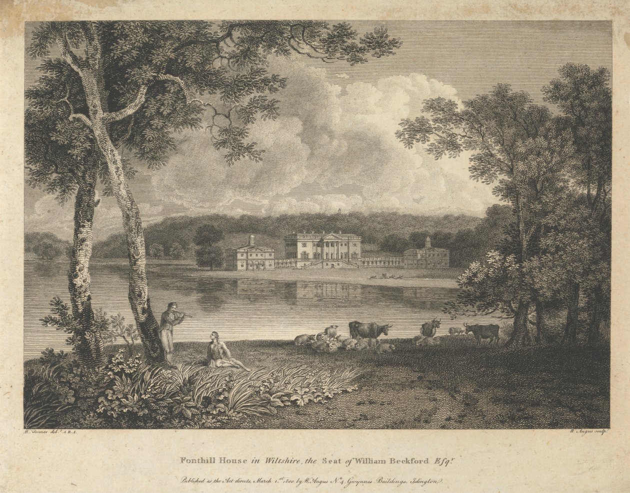 Fonthill House, Wiltshire alkotó: William Angus