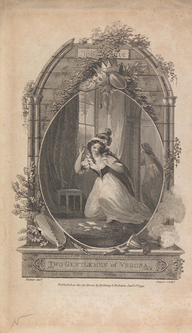Two Gentlemen of Verona, I. felvonás, Sc. II alkotó: William Angus