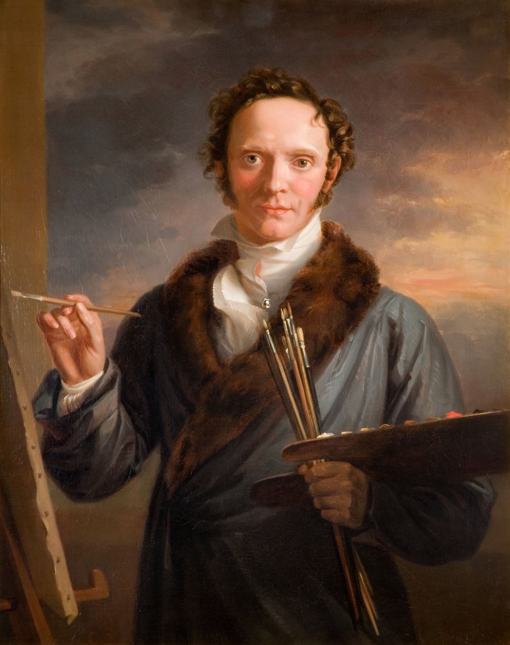 A művész portréja Önarckép, 1813-14. alkotó: William Armfield Hobday