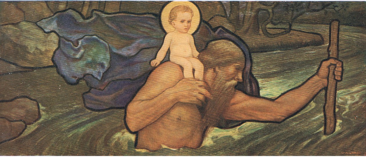 Szent Kristóf, Bibbys Annual, 1916-17 alkotó: William Arthur Chase