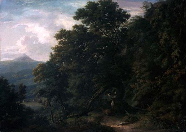 Powerscourt Demesne látképe (olaj, vászon) alkotó: William Ashford