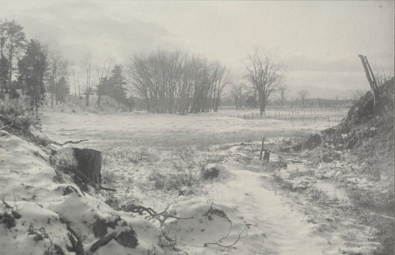 Untitled Téli táj, c. 1900. alkotó: William B. Post