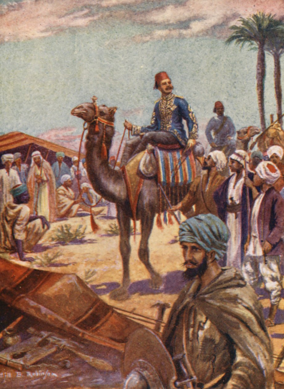 Illusztráció Gordon tábornok életéhez (színes litográfia) alkotó: William B. Robinson