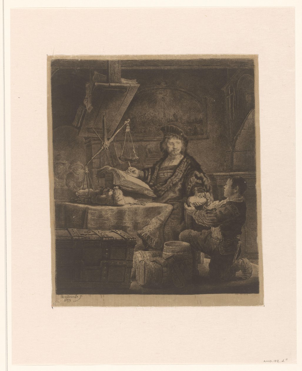 Jan Uytenbogaert, "Az aranymérleg" alkotó: William Baillie