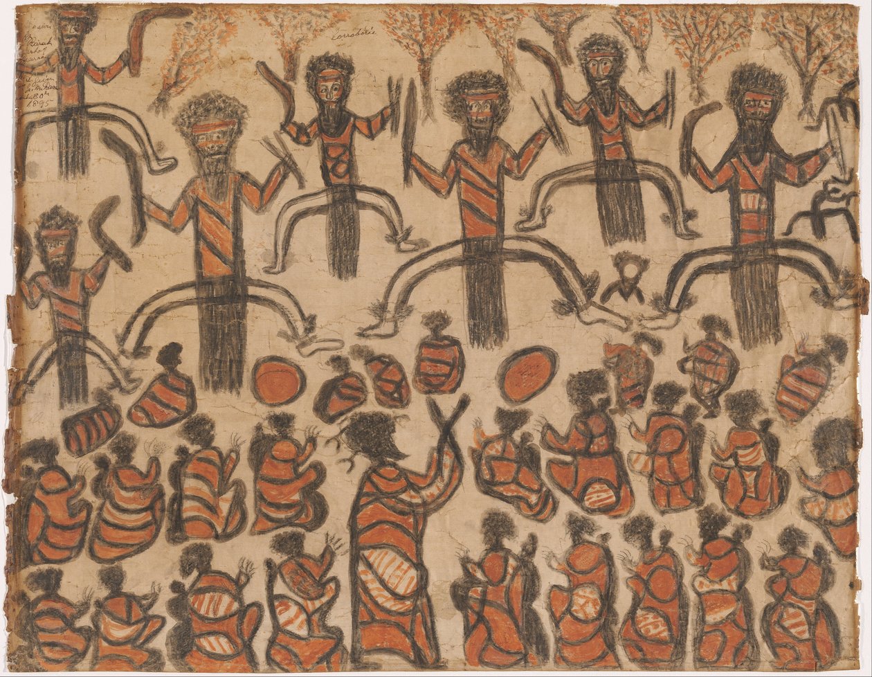 Wurundjeri emberek - Corroboree alkotó: William Barak