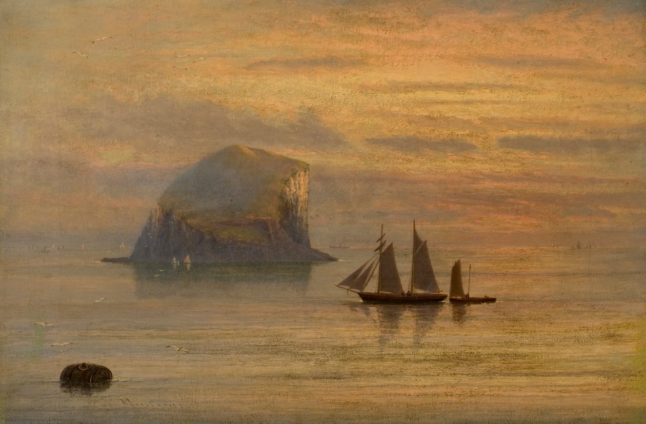Cím nélkül [The Bass Rock] alkotó: William Barclay