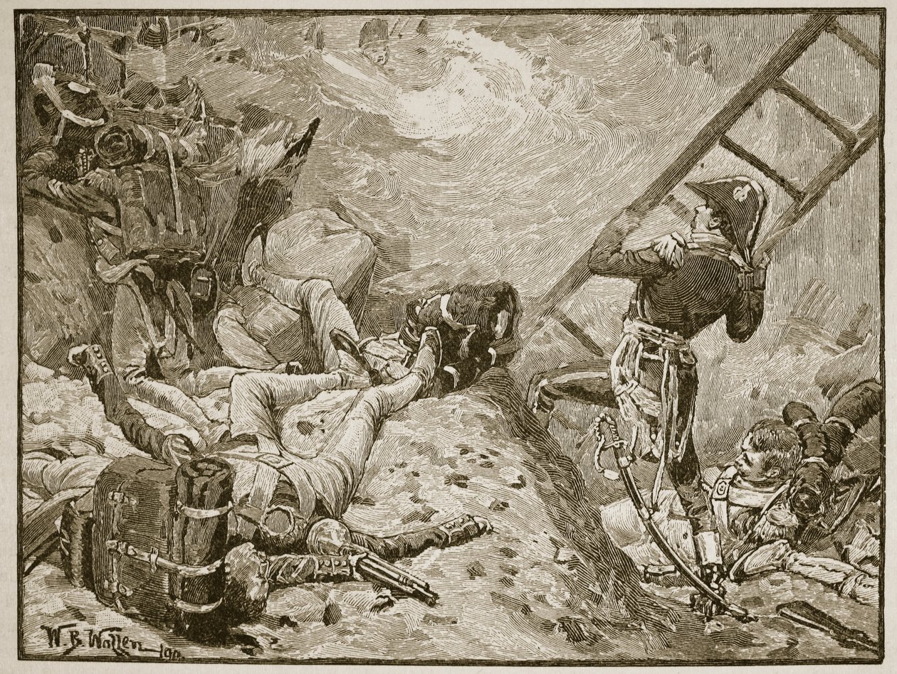 Lannes marsall Ratisbonban, illusztráció a 