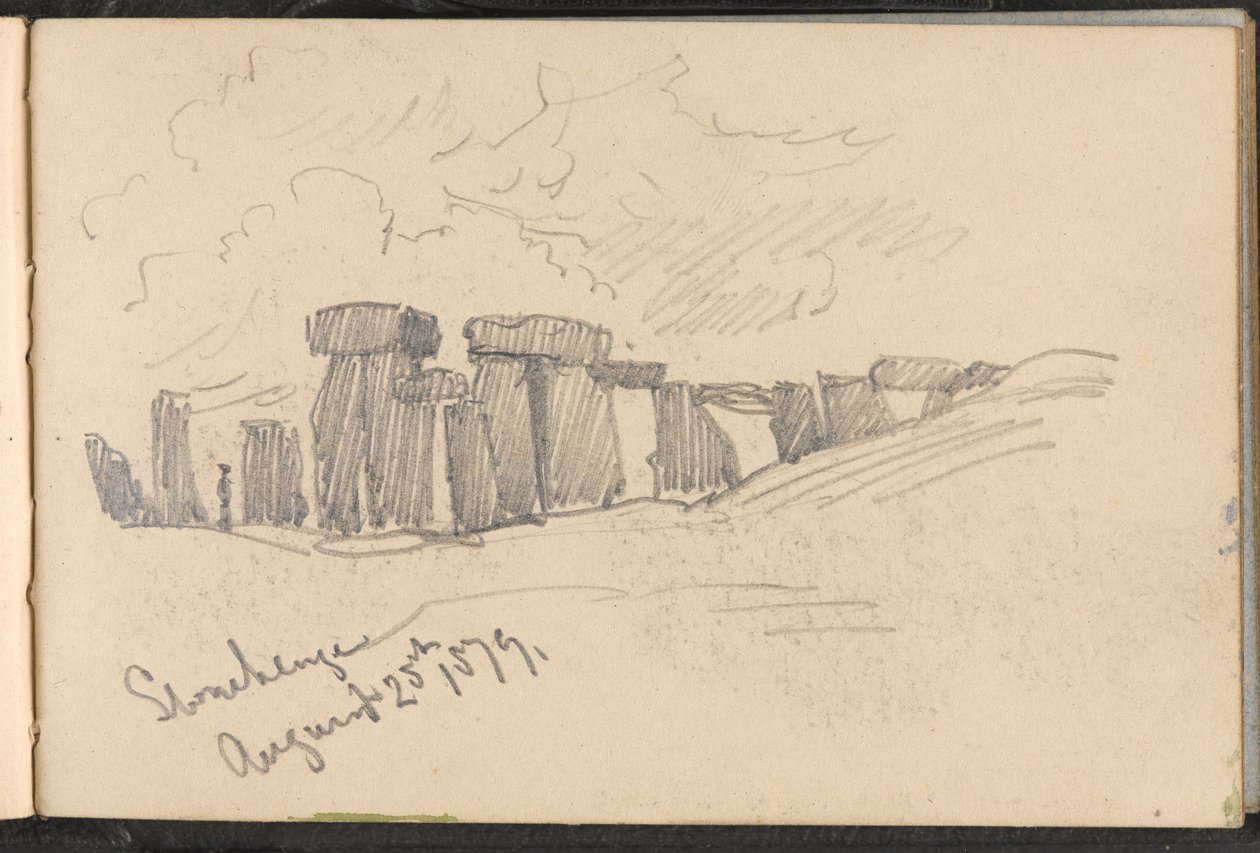 ?Stonehenge, 1879. augusztus 25.? alkotó: William Barnes Wollen