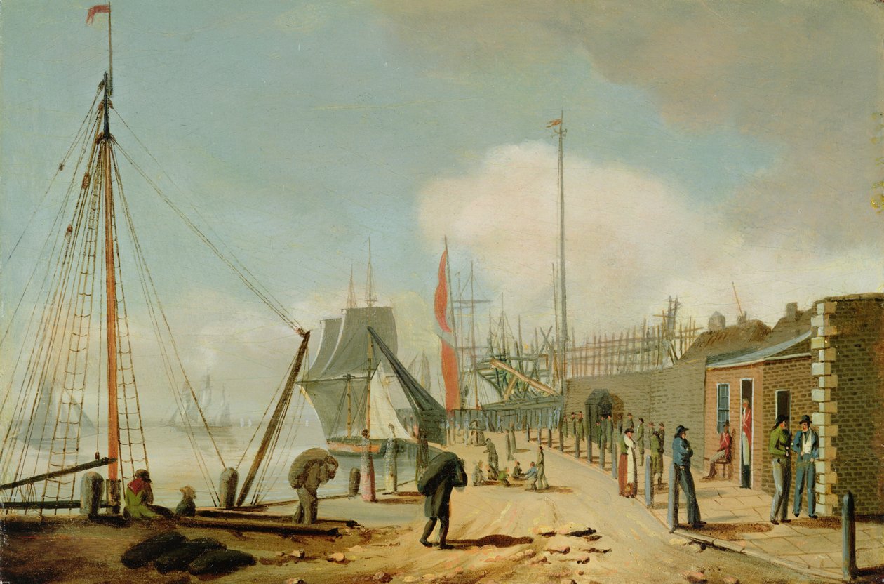 A South End kilátása, Hull alkotó: William Barton