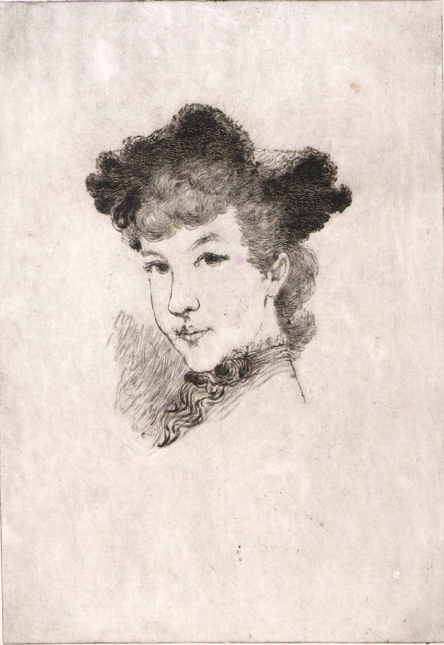 (Női fej) alkotó: William Baxter Closson