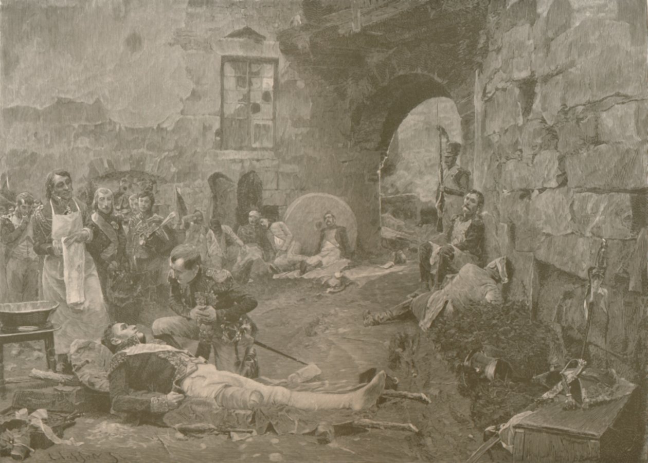 Napóleon és Lannes marsall Esslingben, 1809, 1896 alkotó: William Baxter Palmer Closson
