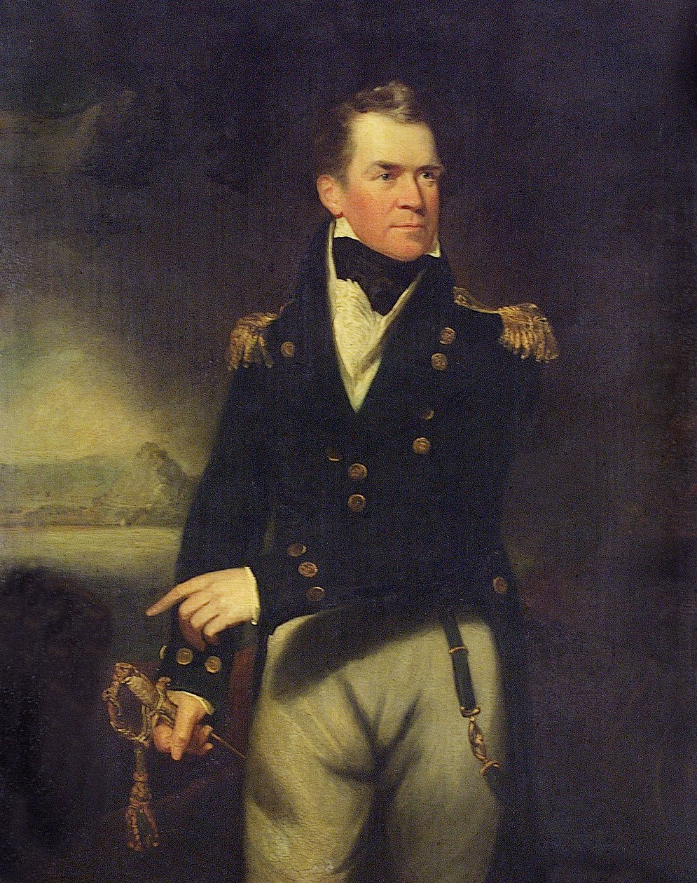 Sir George Ralph Collier kapitány (1774-1824), 1814 körül (olaj, vászon) alkotó: William Beechey