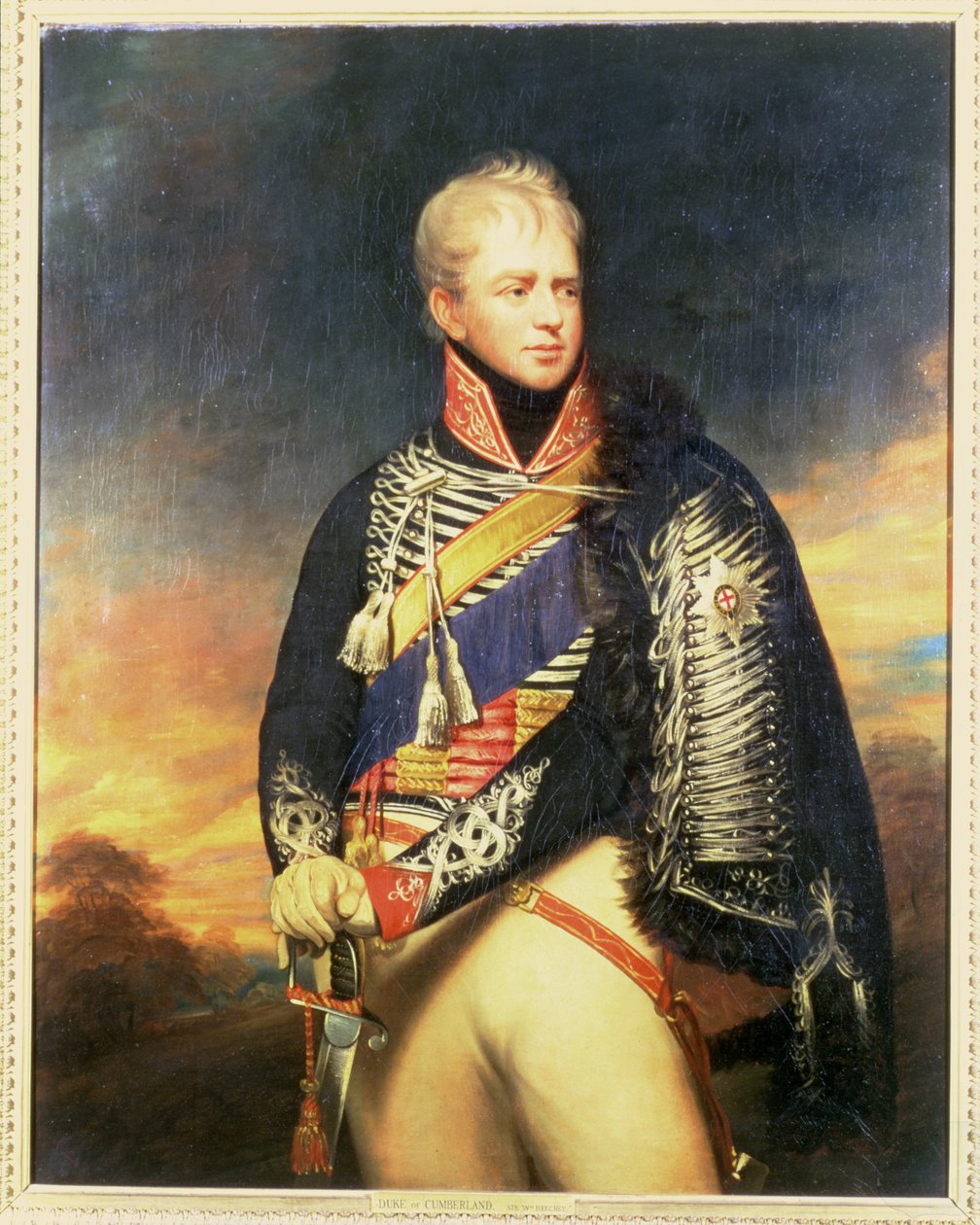Ernest, Cumberland hercege és Hannover királya portréja alkotó: William Beechey
