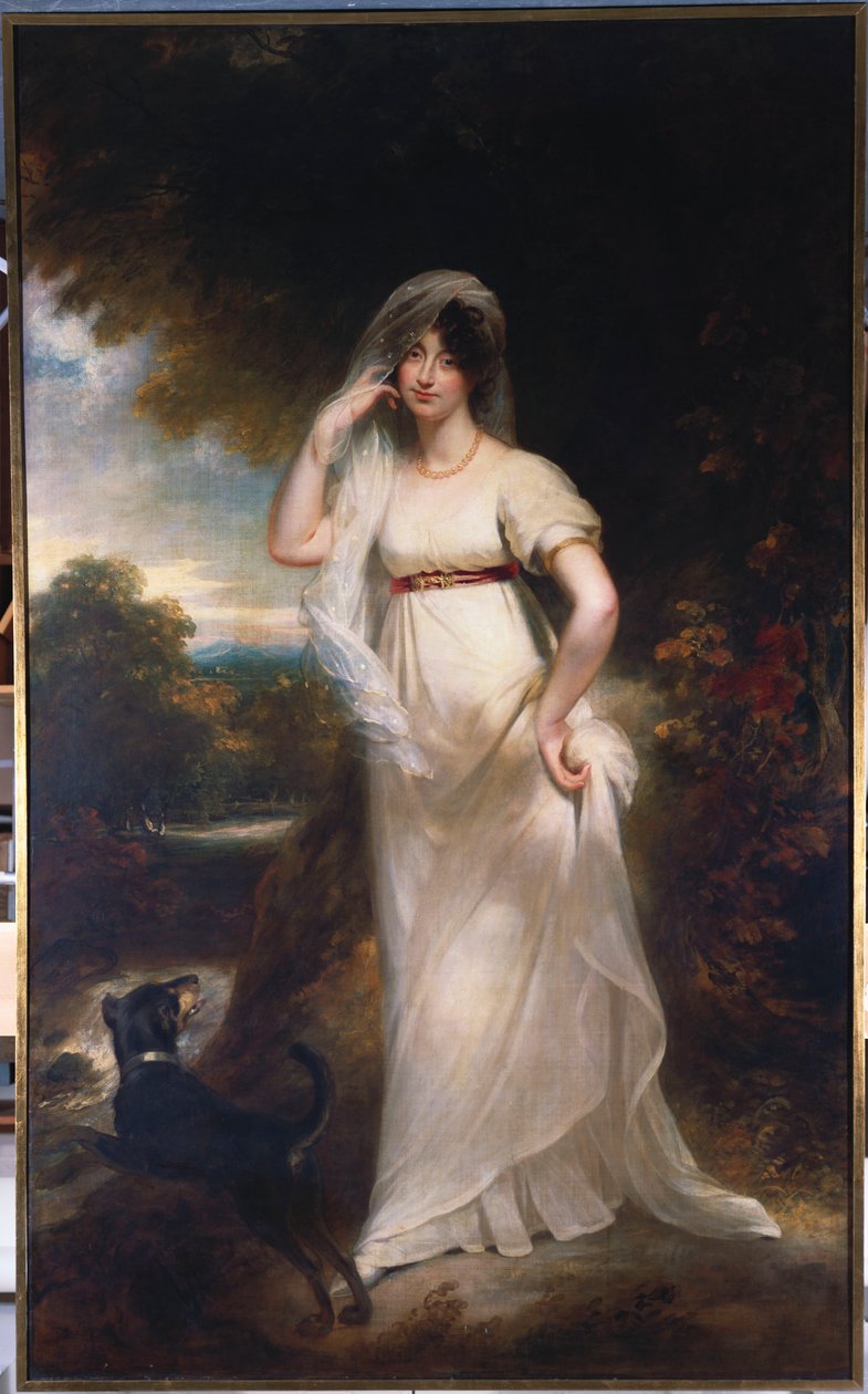 Harriet Wells portréja a folyón alkotó: William Beechey