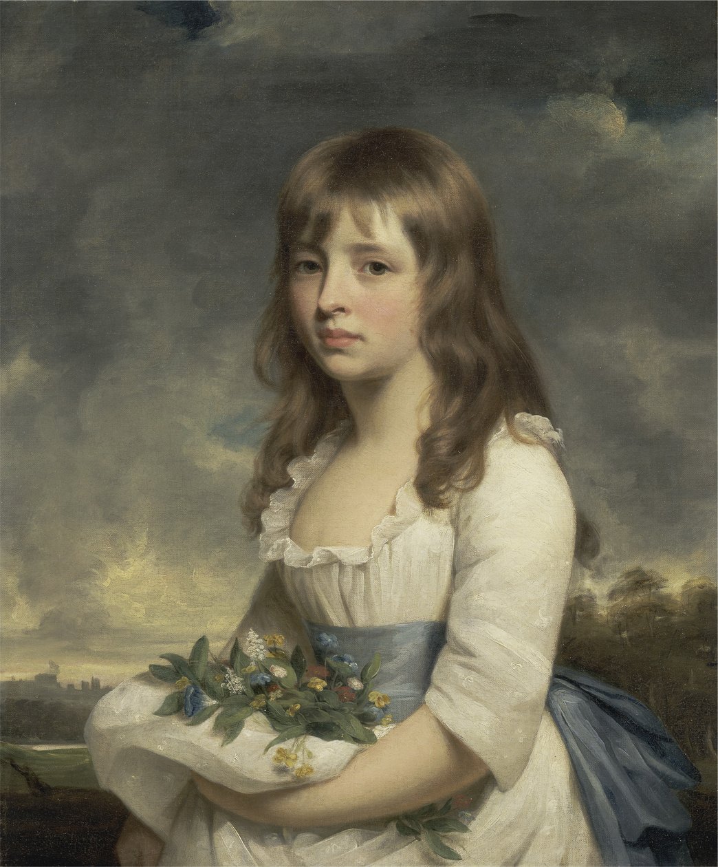 Egy lány portréja, 1790 körül (olaj, vászon) alkotó: William Beechey