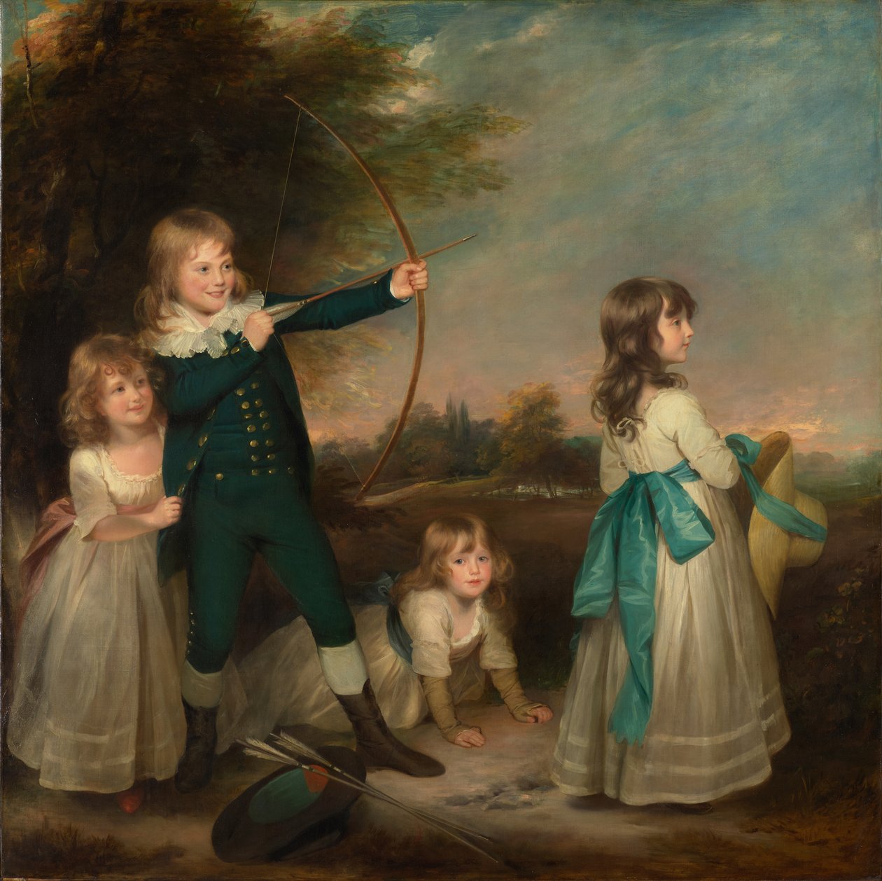 The Oddie Children, 1789 alkotó: William Beechey