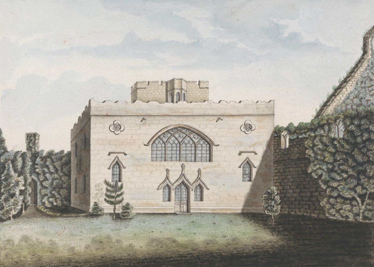 Hulne Priory Northumberlandben alkotó: William Beilby