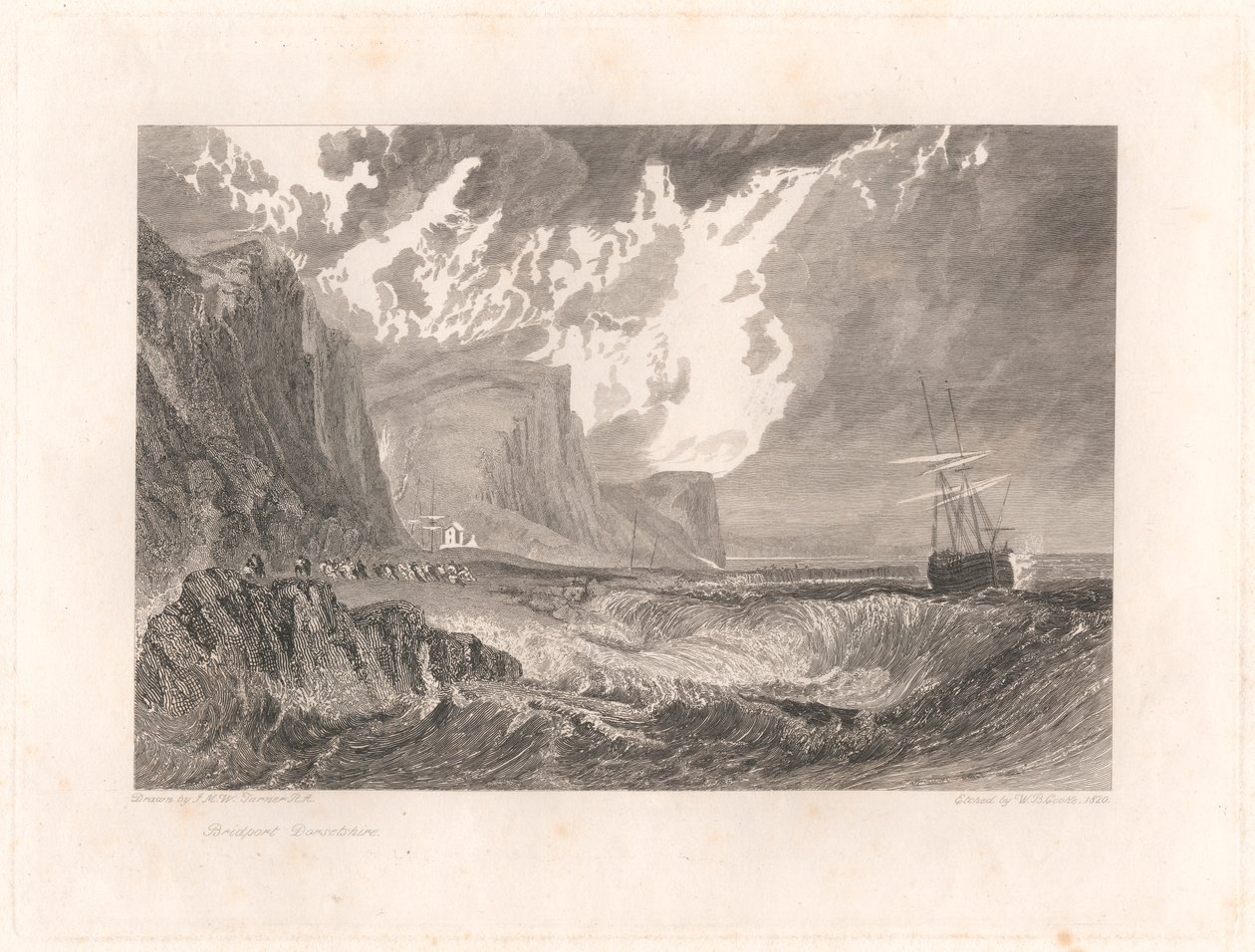 Bridport, Dorsetshire alkotó: William Bernard Cooke