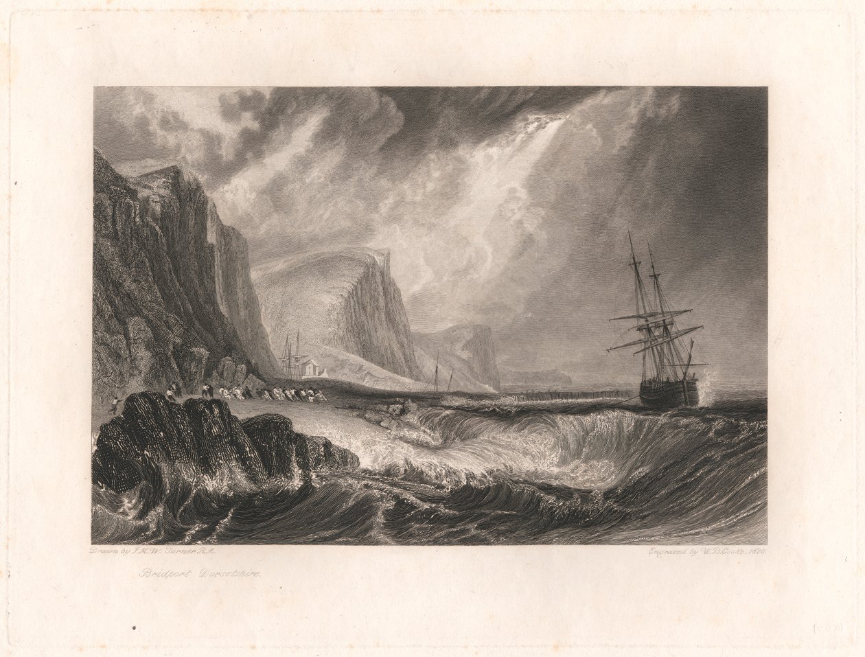 Bridport, Dorsetshire alkotó: William Bernard Cooke