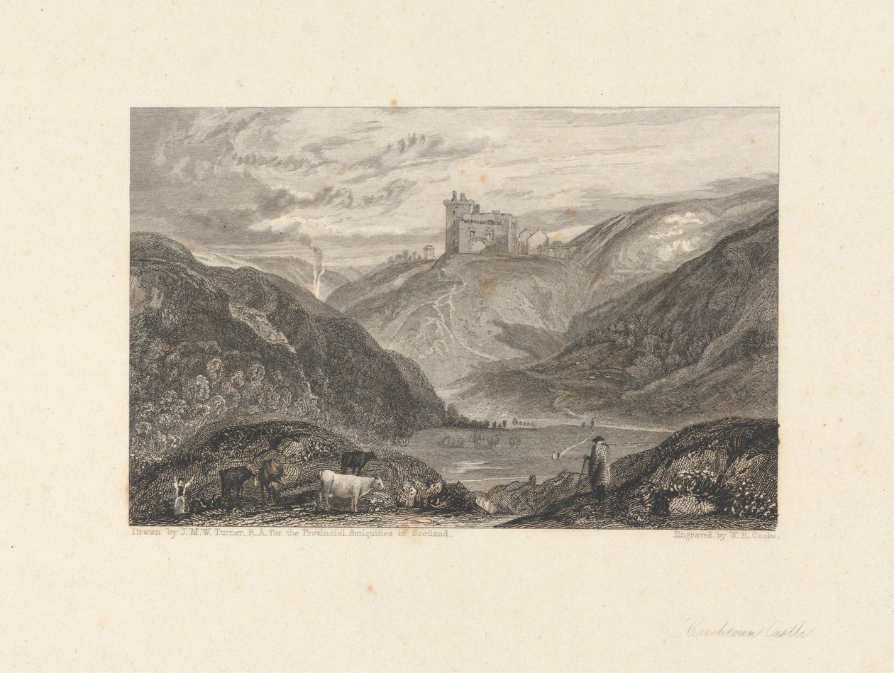 Crichton kastély alkotó: William Bernard Cooke