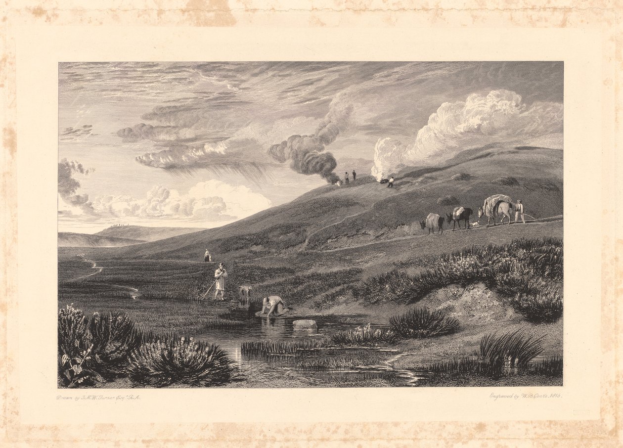 Dartmoor; A Tamar és a Torridge forrása alkotó: William Bernard Cooke