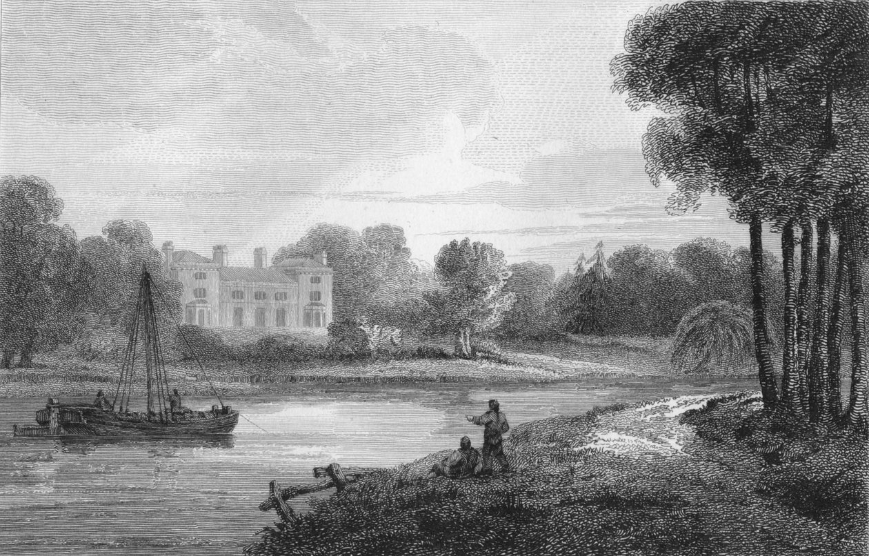 Lady Sullivans villa, 1809 alkotó: William Bernard Cooke