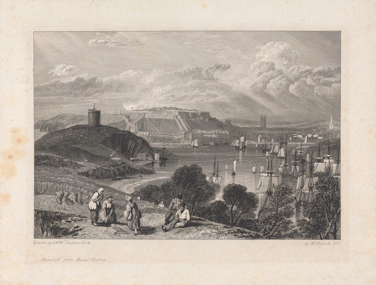 Plymouth, Mount Battennel alkotó: William Bernard Cooke