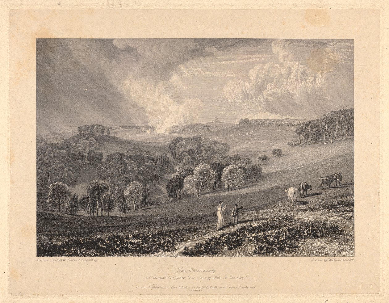 A Rosehill-i Obszervatórium, Sussex alkotó: William Bernard Cooke