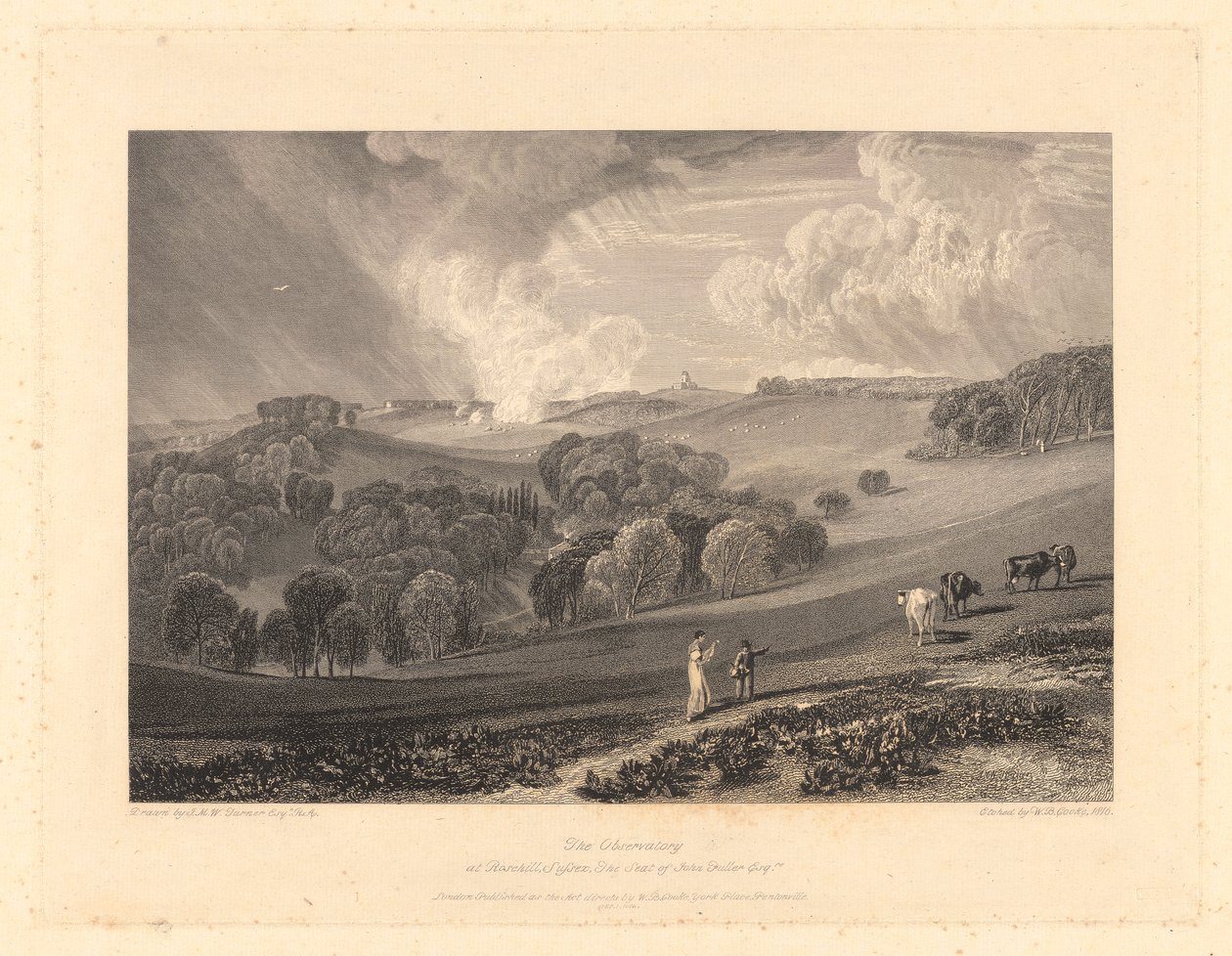 A Rosehill-i Obszervatórium, Sussex alkotó: William Bernard Cooke