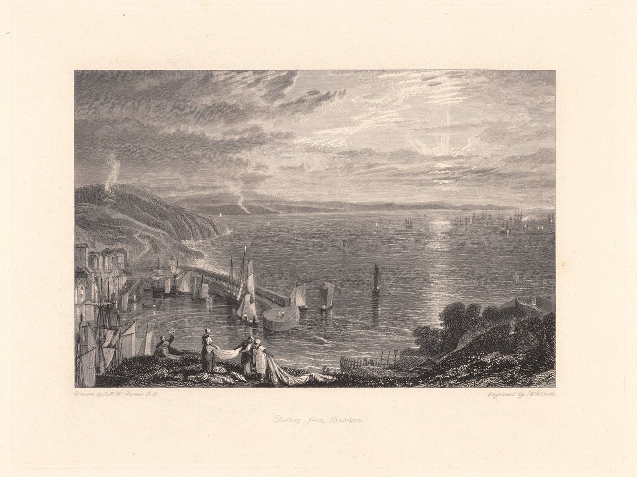 Torbay Brixhamből alkotó: William Bernard Cooke